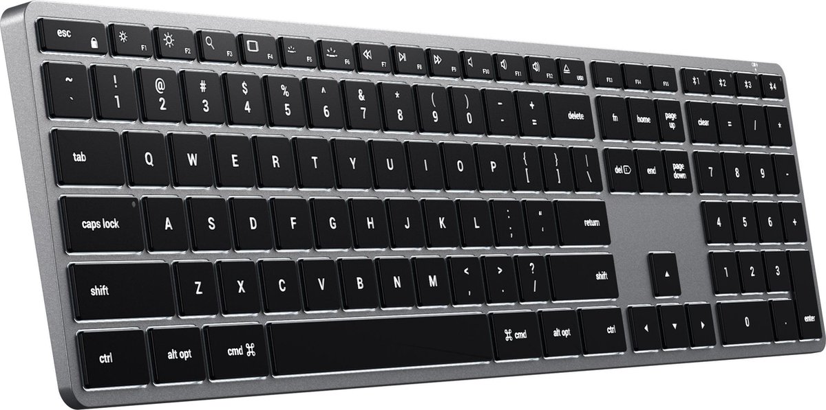 Satechi Slim X3 Bluetooth Toetsenbord - QWERTY - Grijs thumbnail 6