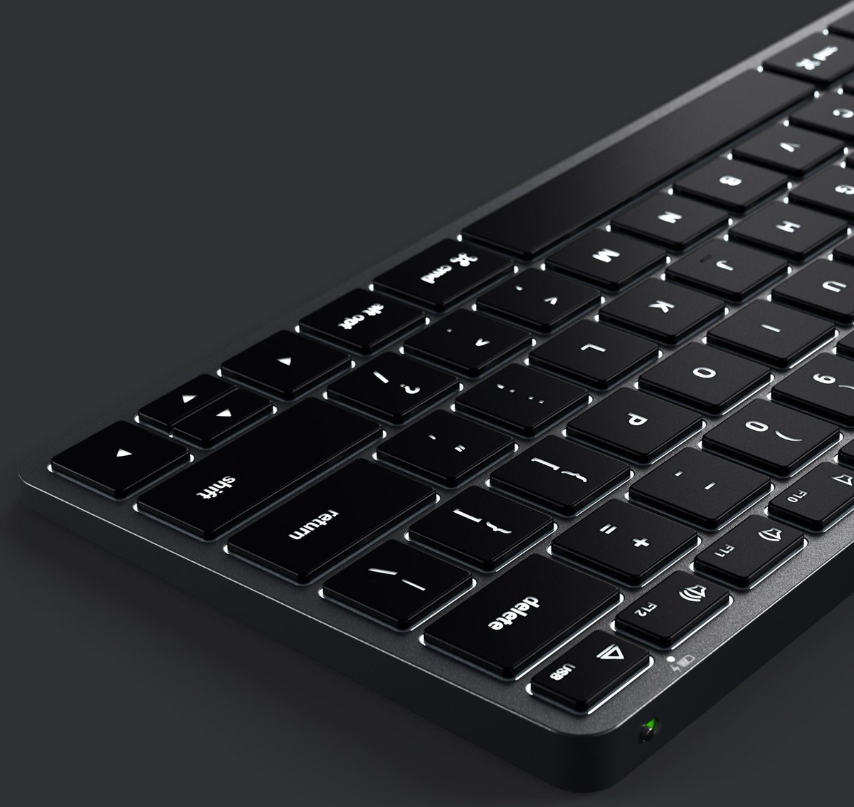 Satechi Slim X1 Bluetooth Toetsenbord - QWERTY - Grijs thumbnail 4