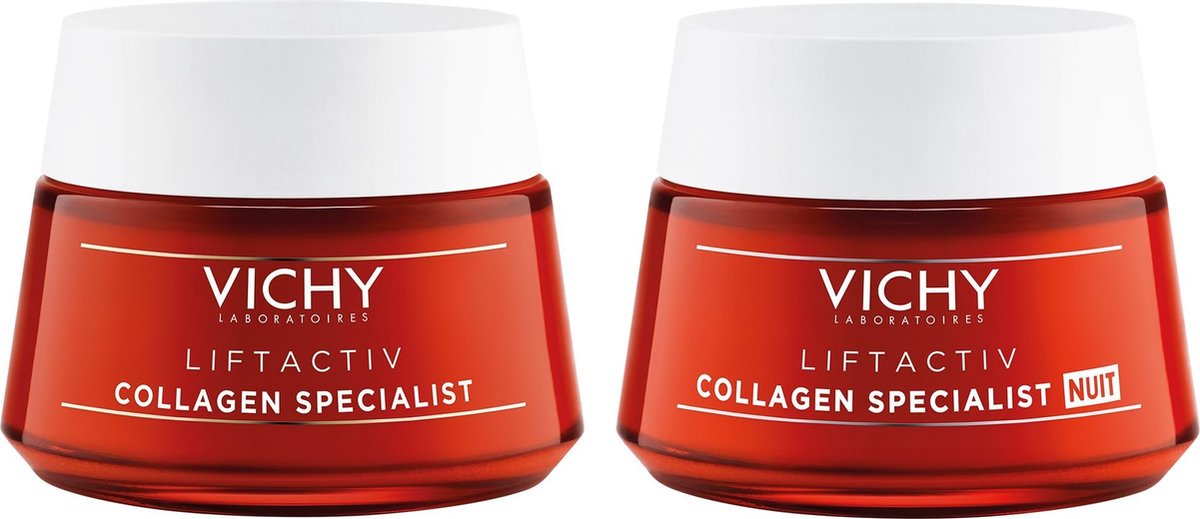 Goedkoopste Bundel Vichy Liftactiv Collagen Specialist Dag & Nachtcrème - 2 x 50ml