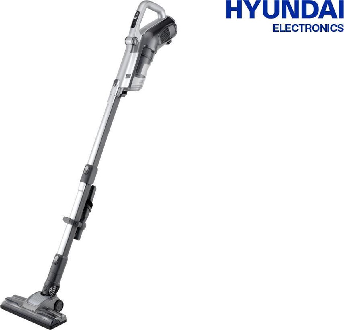 Hyundai - Aspirateur balai sans fil Premium 9-1 - 130 watts - Argent/ gris  | bol