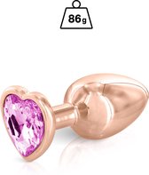 Hidden Eden Gloria M - Buttplug - 86gr - 8.1 x 3.3cm - Rosegoud