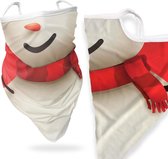 Flappy | Sneeuwpop Jaap | Mondkapje XXL | Kerstkapje - Kerst mondkapjes | Gezichtsmasker | Bekend van TV & Radio | Motor sjaal | Ski Masker | Facemask | Fiets sjaal | wasbaar | mon