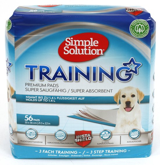 Simple Solutions – Puppy training pads – 56 stuks – 54 x 57 cm