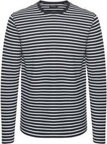 Matinique Longsleeve T-shirt Claude Gestreept Dark Navy (30204199 - 20210)