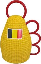 Duitse caxirola shake - Geel / Rood - 16 x 12 x 7,5 cm