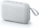 Muse M-308BTW - Compacte draagbare bluetooth speaker met stoffen bekleding, wit