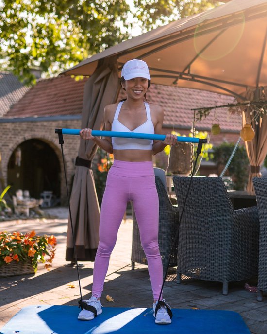 Fitnessbänder Loops aus Textil - Widerstandsband Set für Bauch Beine Po
