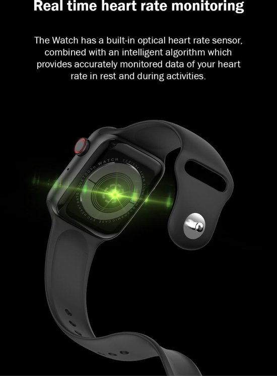 Maoo ProWatch W34 + - 2021 Smartwatch Femmes \u0026 Hommes - Montre - Smartwatch  - Moniteur | bol.com