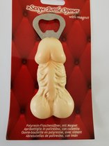 Erotische flessenopener - Sexy opener - Piemel - Penis - met magneet