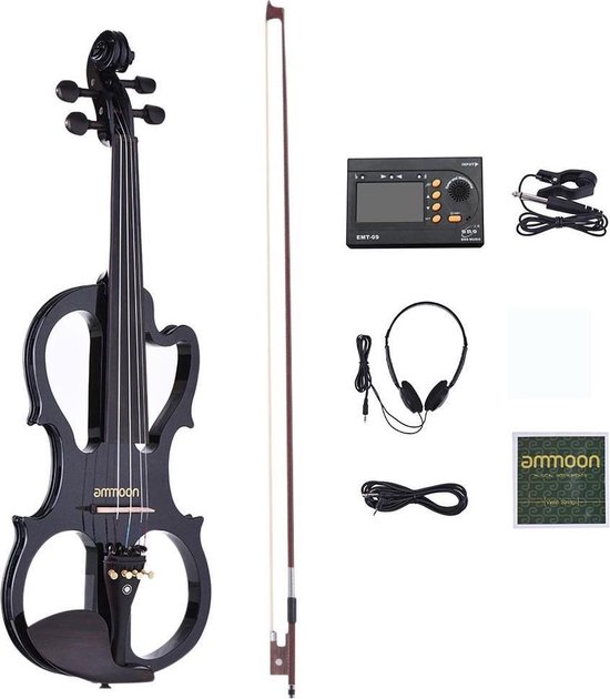 SADPRKR Elektrische viool, 4/4 full size stille elektrische vioolkit