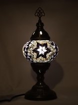 Oosterse mozaïek tafellamp (Turkse lamp)  ø 13 cm