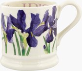 Emma Bridgewater Mug 1/2 Pint Flowers Blue Iris