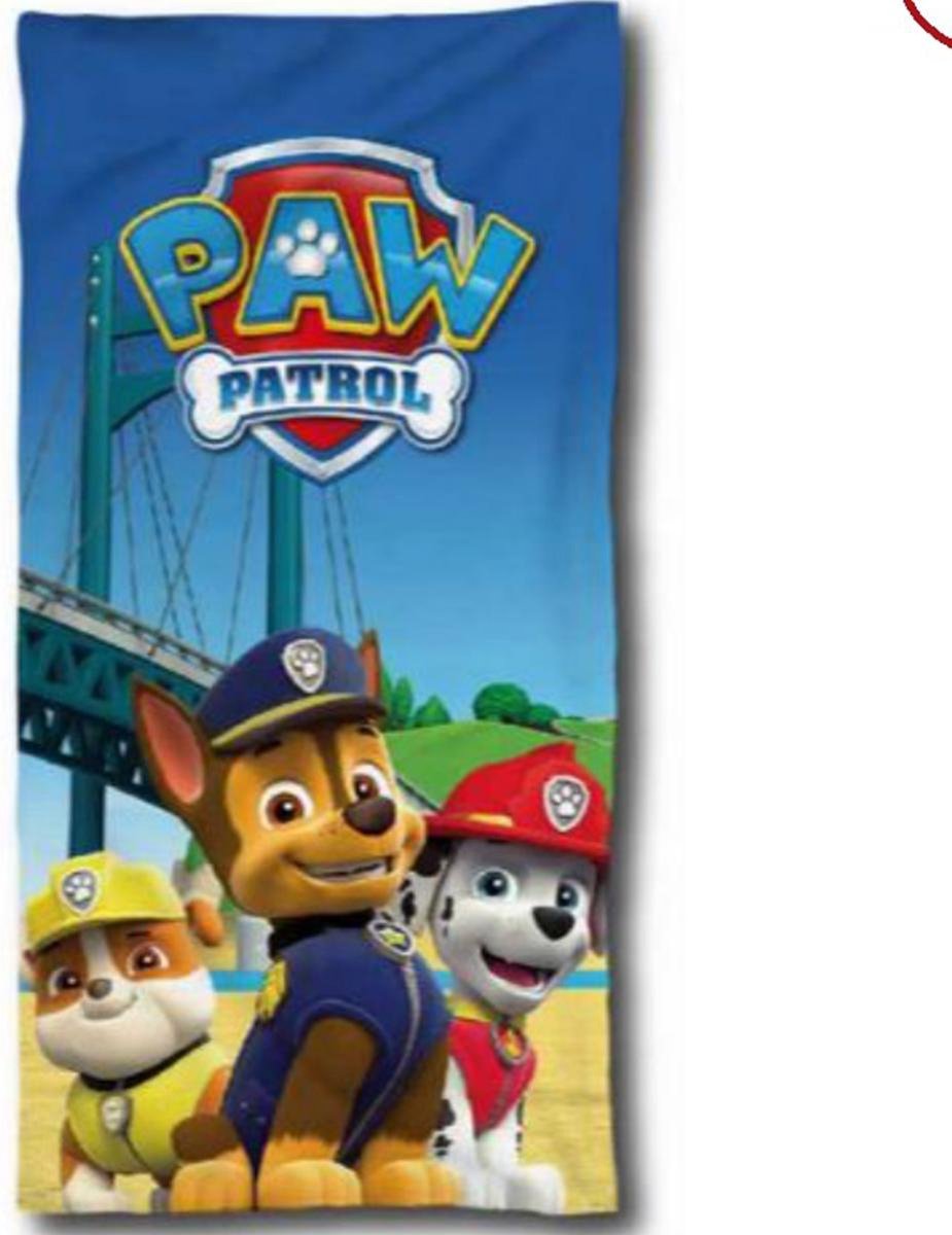 Paw Patrol badhanddoek - 140 x 70 cm. - Paw strandlaken
