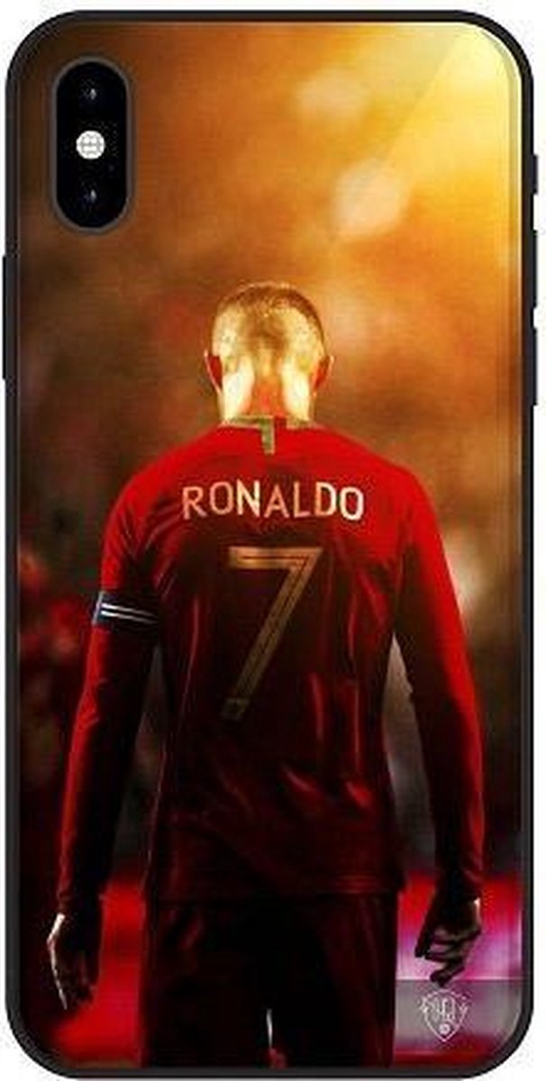 Cristiano Ronaldo hoesje iPhone Xs Max backcover softcase TPU