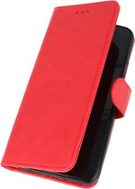Wicked Narwal | bookstyle / book case/ wallet case Wallet Cases Hoesje voor Samsung A02s Rood