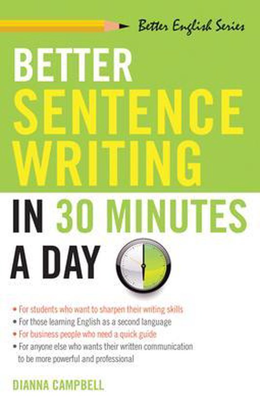 Better Sentence-Writing in 30 Minutes a Day - cover