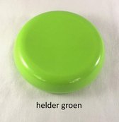 Speldenmagneet, rond magnetisch speldenkussen, 11 cm, fel groen