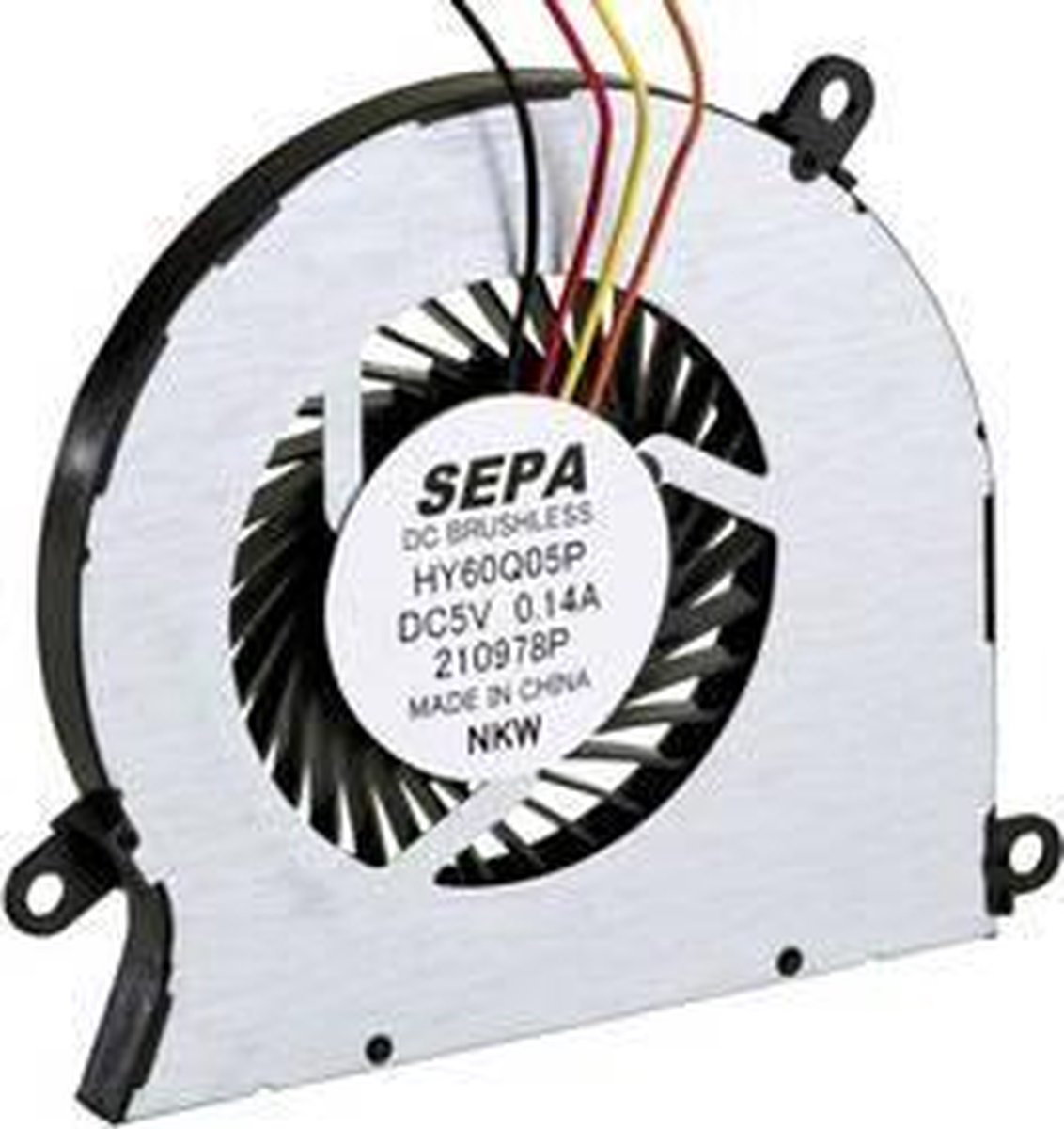 SEPA HY60Q05PSE04A Radiaalventilator 5 V/DC 4.1 m³/h (l x b x h) 60.9 x 5 x 56.4 mm
