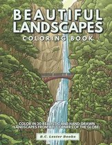 Geography & Travel Coloring Books- Beautiful Landscapes Coloring Book