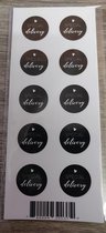 Hilset Creative - Sluitsticker - Special Delivery - 2.5cm (50 stuks)