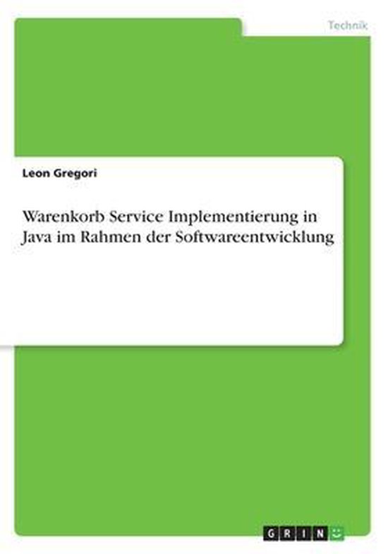 Warenkorb Service Implementierung in Java im Rahmen der Soft ... - cover