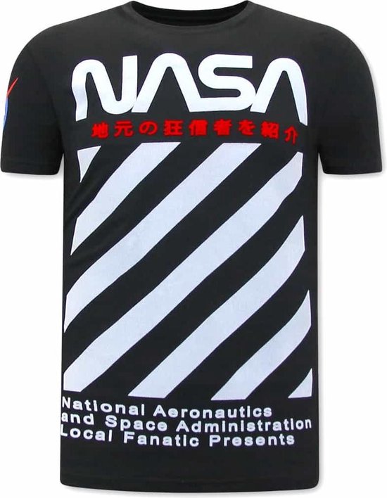 NASA T-shirt Heren - Zwart