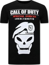 T-shirt Local Fanatic Call of Duty - Zwart - Tailles: S