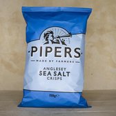 Pipers Chips Sea Salt 8 x 150 gram
