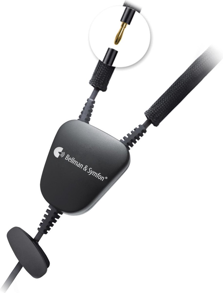 Goedkoopste BELLMAN BE9159 Audio NEKLUS / RINGLEIDING 90 cm lang aansluitsnoer 9561
