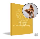 LIEF DAGBOEKJE - Rouwverwerking kind: "Lief Hondje, een dikke knuffel van mij..." invuldagboek ter herinnering aan het overlijden van je hondje (hond overleden)