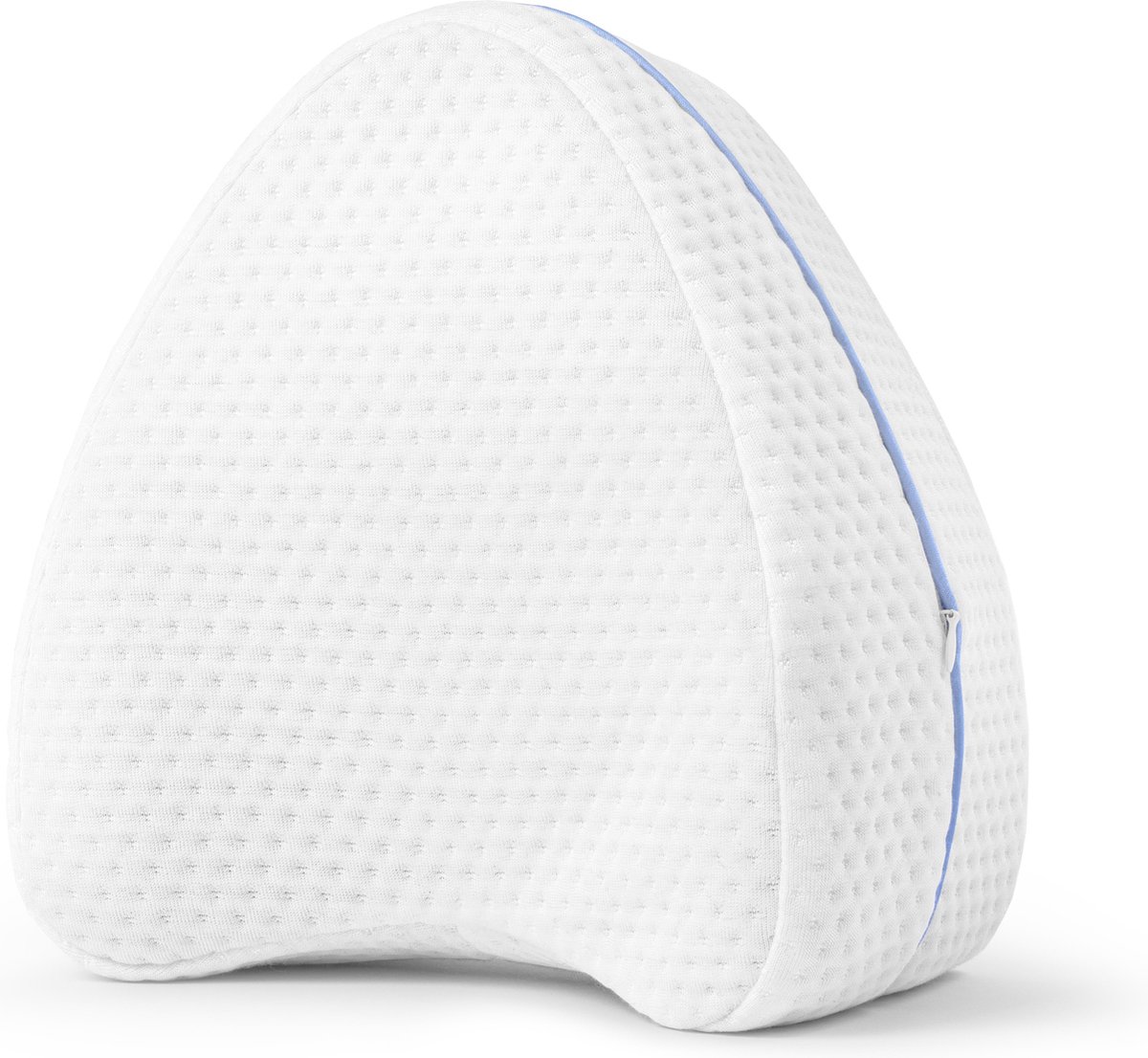 Swiss Nights Kniekussen Ergonomisch - Traagschuim - 25x25x15 Wit