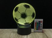 3D LED Creative Lamp Sign Voetbal - Complete Set