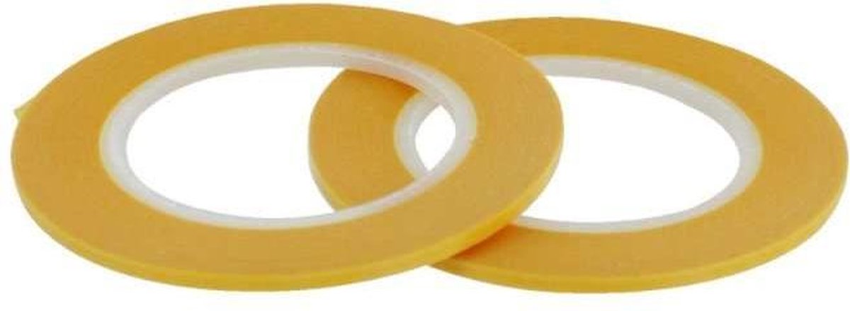 Model Craft Tape - PMA2002 Masking Tape (2 mm x 18 m) x 2 Tape