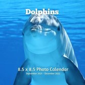 Dolphin 8.5 X 8.5 Calendar September 2021-December 2022: Monthly Calendar with U.S./UK/ Canadian/Christian/Jewish/Muslim Holidays-Marine Life