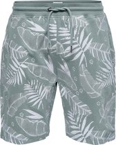 ONLY & SONS ONSBOLT AOP SWEAT SHORTS Heren Broek - Maat XXL