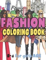 fashion coloring book for girls AGE 8-4: Fashion Coloring Book For Girls/ Fun Coloring Pages For Girls and Kids With Gorgeous Beauty Fashion Style & O