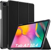 Samsung Galaxy Tab A7 2020 - Smart Tri-Fold Hoesje - Effen kleur - Zwart