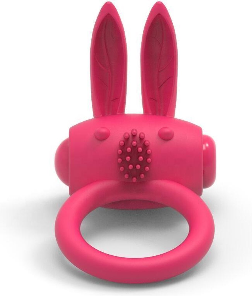 Erodit® Rabbit Silicone Penisring - Vibrerende Cockring – Clitoris stimulator- Bunny penis cockring incl batterij - Uitstel van orgasme -Ejaculatie - Sex toy voor mannen - Seksspeeltje Koppels - Erotiek voor Mannen -vrouwen