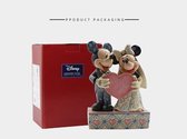 Mickey Mouse Liefdes Beeld - Mickey Mouse Beeldje - Valentijn Decoratie - Decoratie Woonkamer - Cadeau -17CM