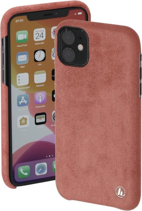 Hama Cover Finest Touch Voor Apple IPhone 12 Mini Coral