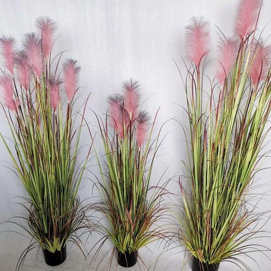 Plante artificielle Pampa / Cortaderia selloana / herbe à plumes - 120cm -  Jaune | bol.com