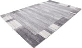 Feeling Vloerkleed Superzacht Abstract Vloer kleed Tapijt Karpet – 140x200 - Zilver