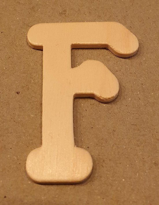 Sierlijke houten letters en cijfers van 5 cm hoog (bestellen vanaf 3 stuks  ivm zerzenden). | bol.com