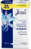 Jessa maandverband Ultra Dry Comfort Night BigPack (20 St)