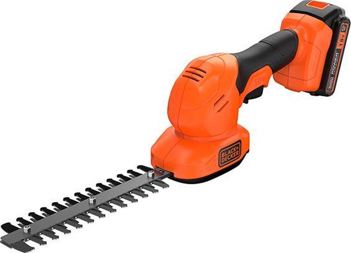 Cisaille de jardin sans fil 7v black+decker batterie lithium