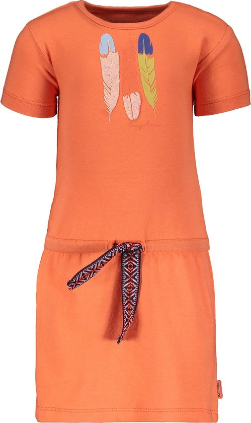 Bampidano - Meisjes - Oranje jurk - maat 68