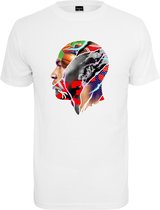 Heren T-Shirt Basketball - Legend Head - MJ Tee wit