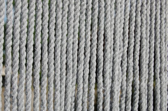 Casa Deurgordijn touw Toulon 2 - 90x210cm - grijs van Casa — afbeelding 3