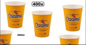 400x Chocomel beker karton 250 ml - choco drinken winter zomer cool bekers zuiveldrank
