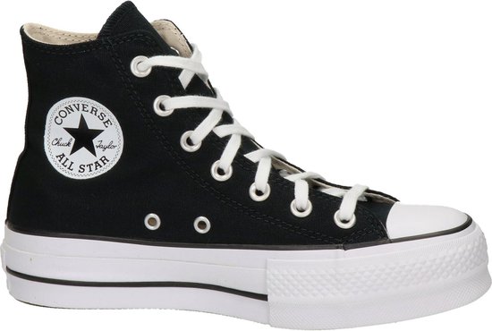 Converse Dames Hoge sneakers Chuck Taylor All Star Lift Hi - Zwart - Maat  38 | bol.com